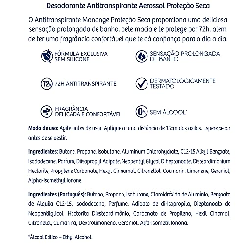 Desodorante Monange Proteção Seca 4