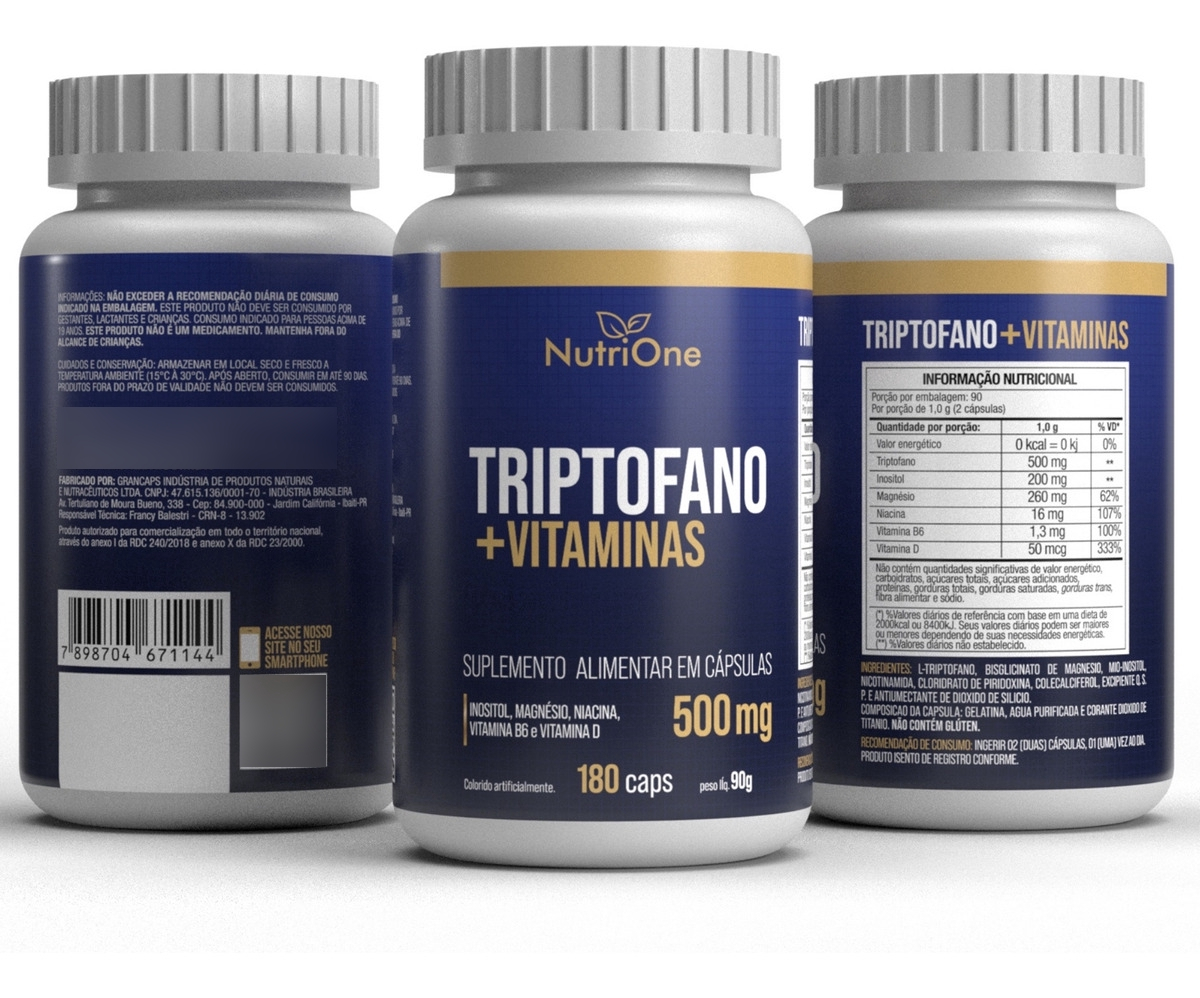 Triptofano + Vit. e Minerais 4