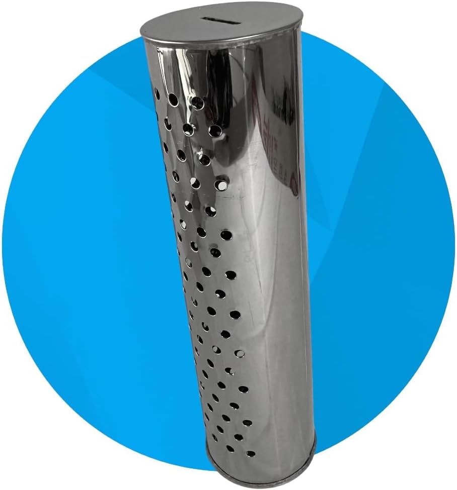 Cofre Inox 30 x 8 cm p/ Moeda & Notas 1