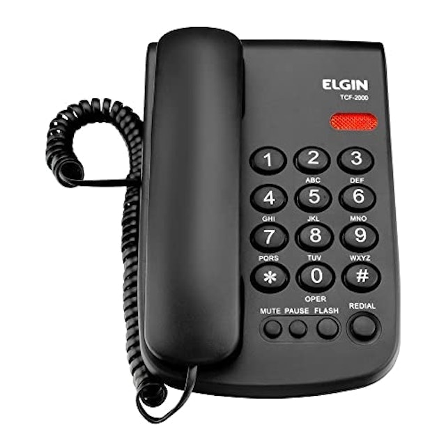 Telefone com Fio e Chave de Bloqueio 2