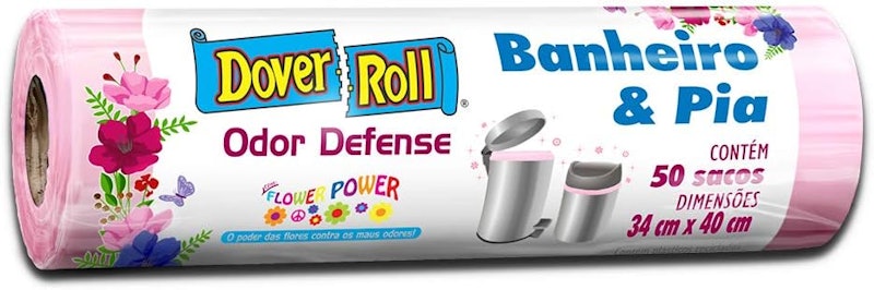 Dover-Roll Odor Defense Flower Power Banheiro e Pia 1
