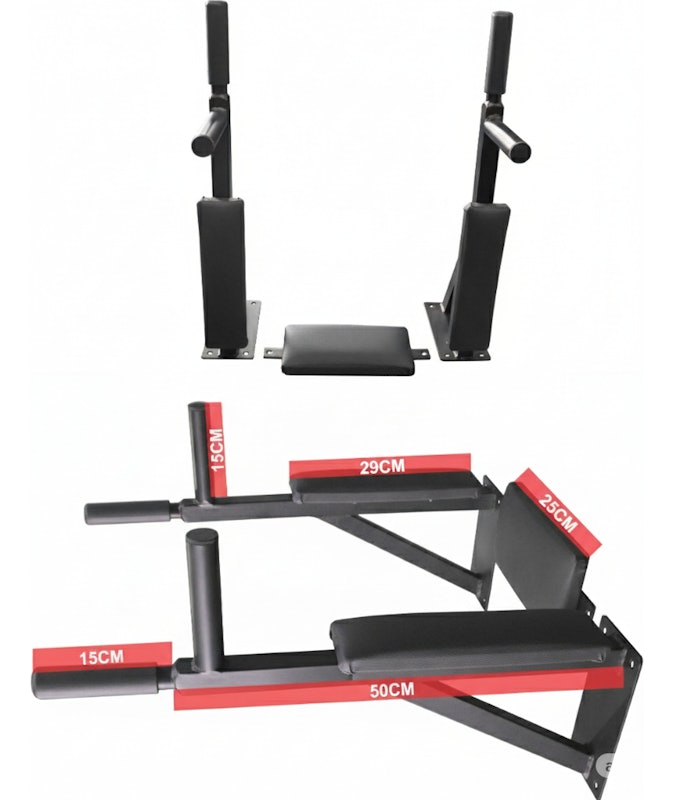 Barra Fixa de Parede + Paralela com Encosto Fortshape 5