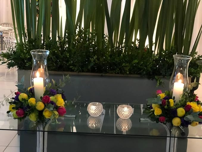 Porta-Velas Castiçal de Vidro Donzela 3