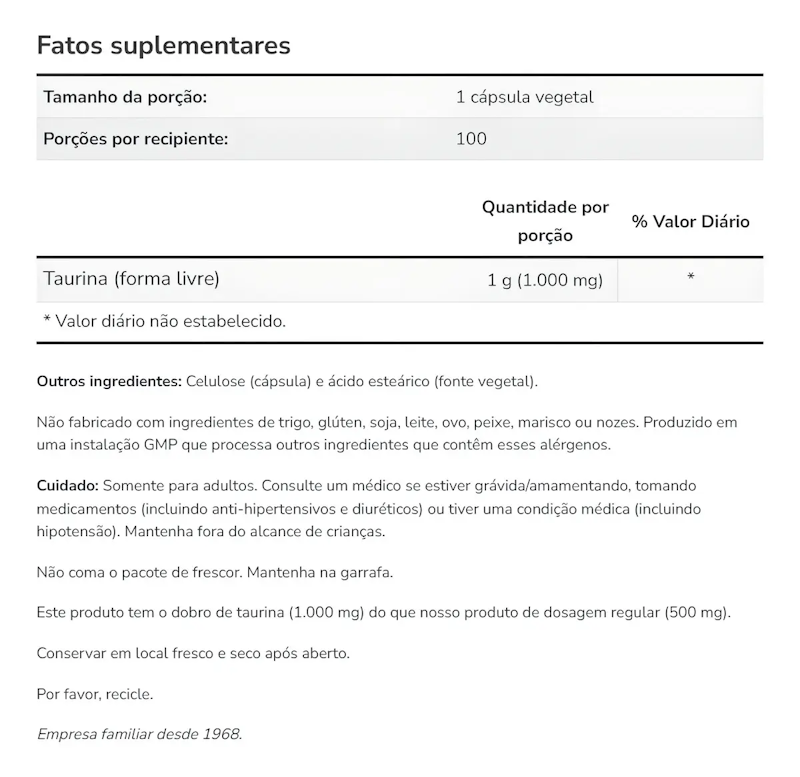 Taurina Extra Forte 1000 mg 5