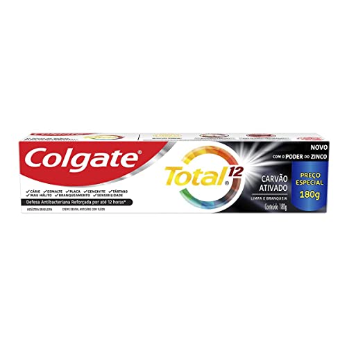 Creme Dental Colgate Total 12 Carvão Ativado 2