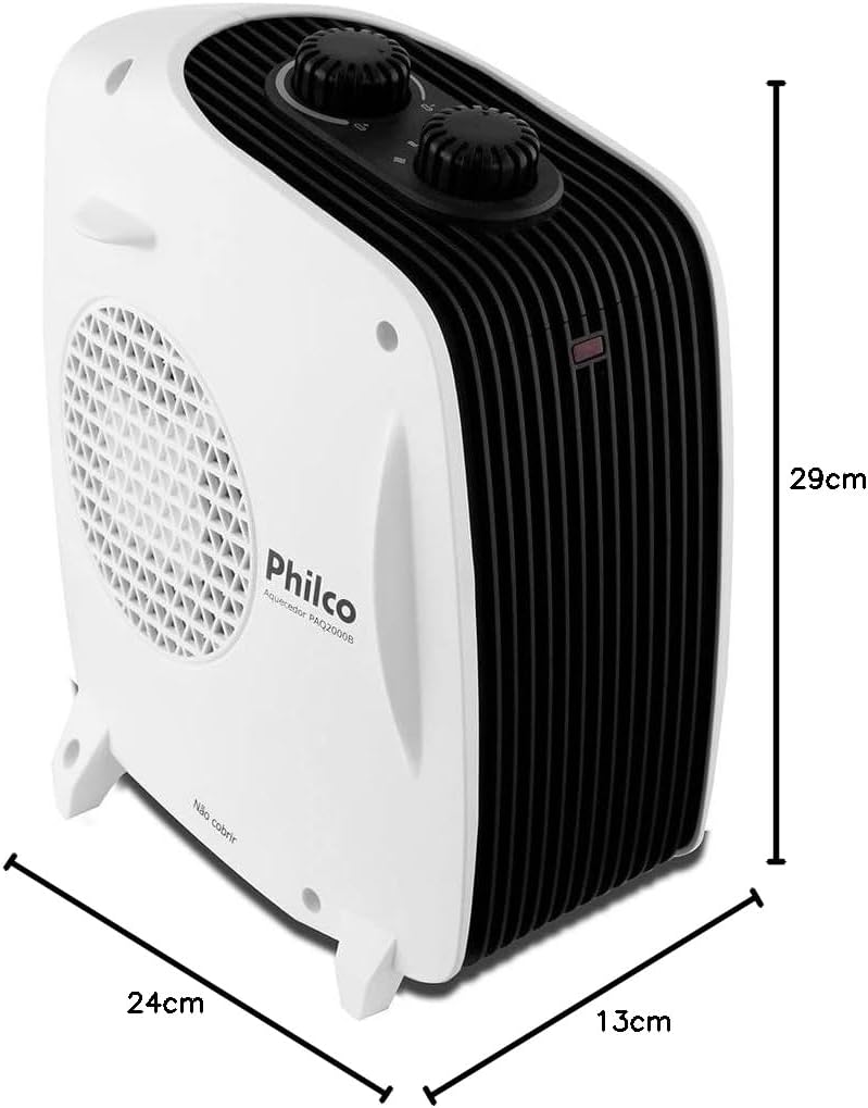 Aquecedor Philco 2 em 1 com 3 Níveis de Potência 4
