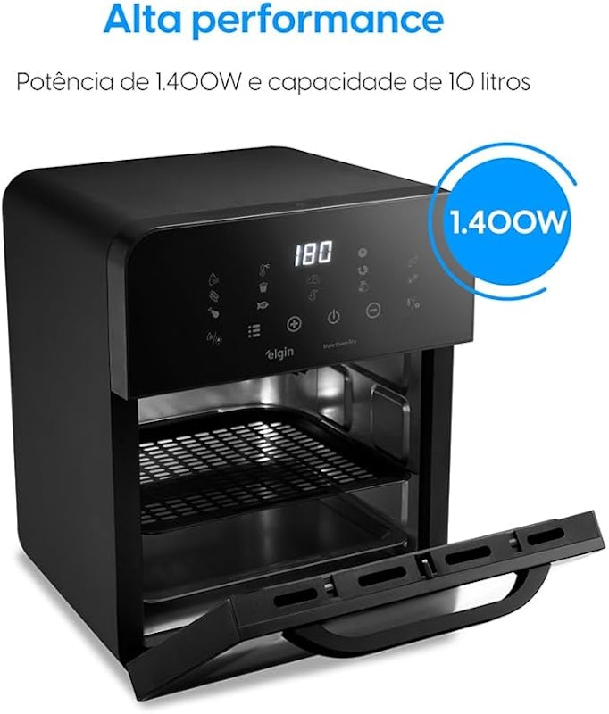 Fritadeira Air fryer Forno Style Oven Fry 10 L 3