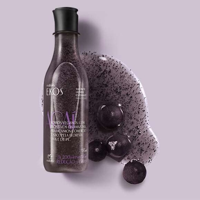 Sabonete Líquido Esfoliante para o Corpo Ekos Açaí 2