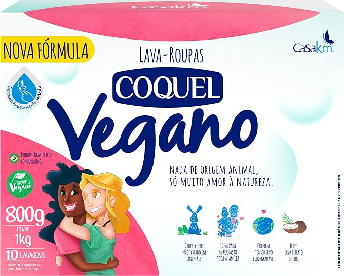 Lava-Roupas Pó Coquel Vegano 1