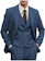 TUIKAYOO Terno Masculino Formal de Lã de Tweed 3 Peças para Casamento Slim Fit Tuikayoo 1