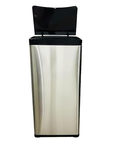 Lixeira de Cozinha Automática com Sensor Aço Inox Premium 50 L 3