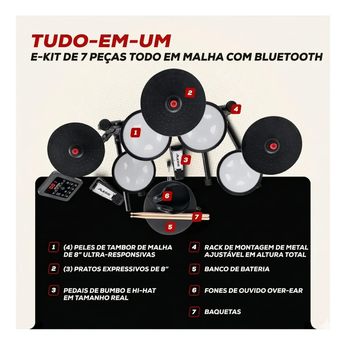 Bateria Eletrônica Turbo Max 4
