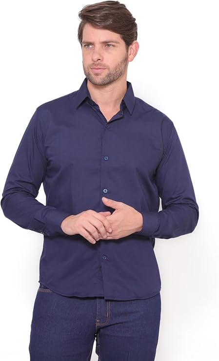 Camisa Social Manga Longa Slim Pthirillo 5