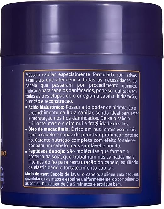 Máscara Yenzah Cronograma Capilar 3 em 1 Pós-Química 3