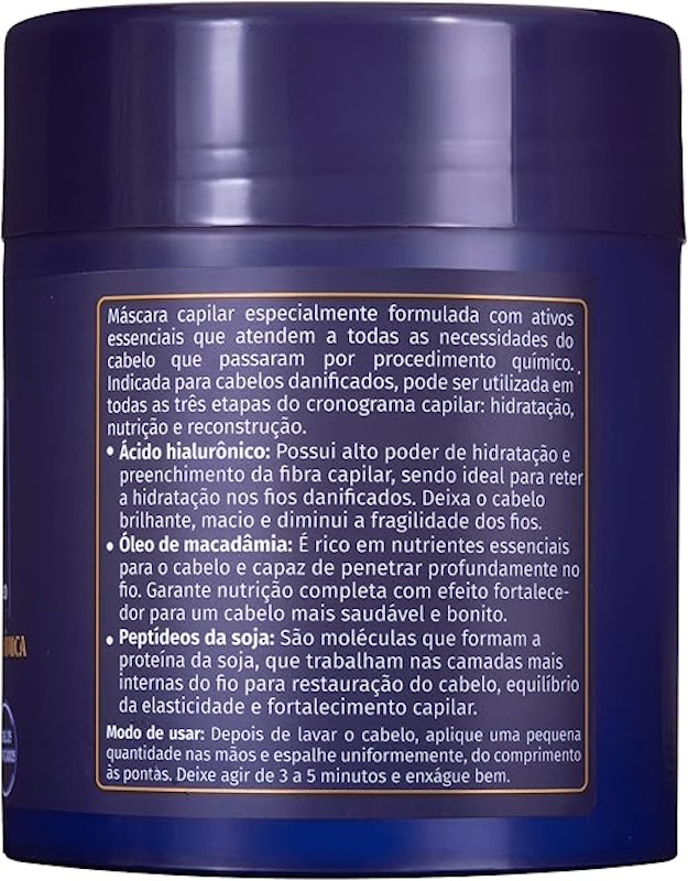 Máscara Yenzah Cronograma Capilar 3 em 1 Pós-Química 3