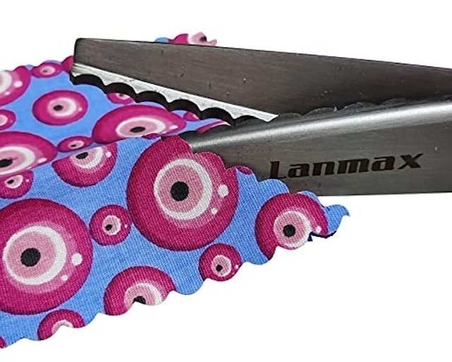 Tesoura Picotar Escalope Lanmax 2