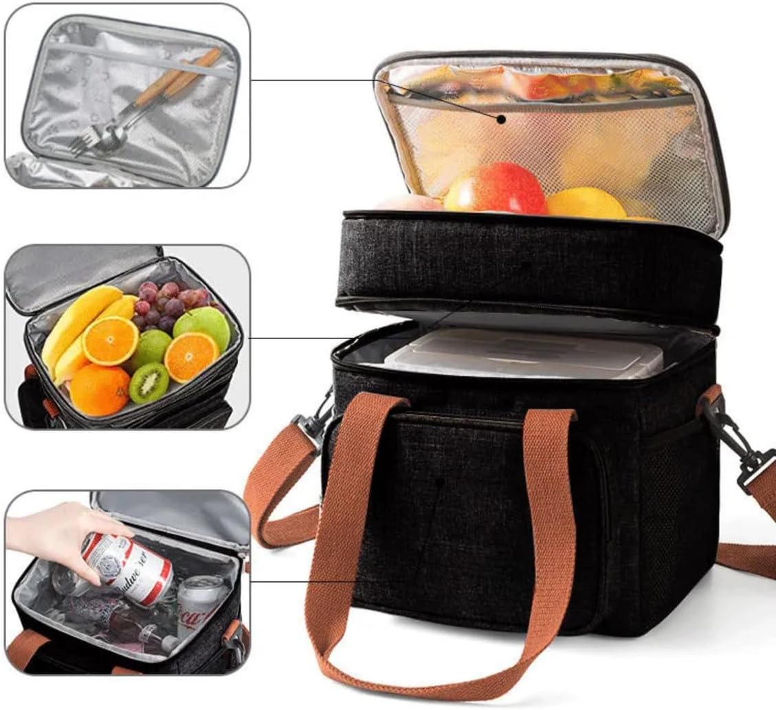 Bolsa Térmica Marmita Lancheira Grande 4