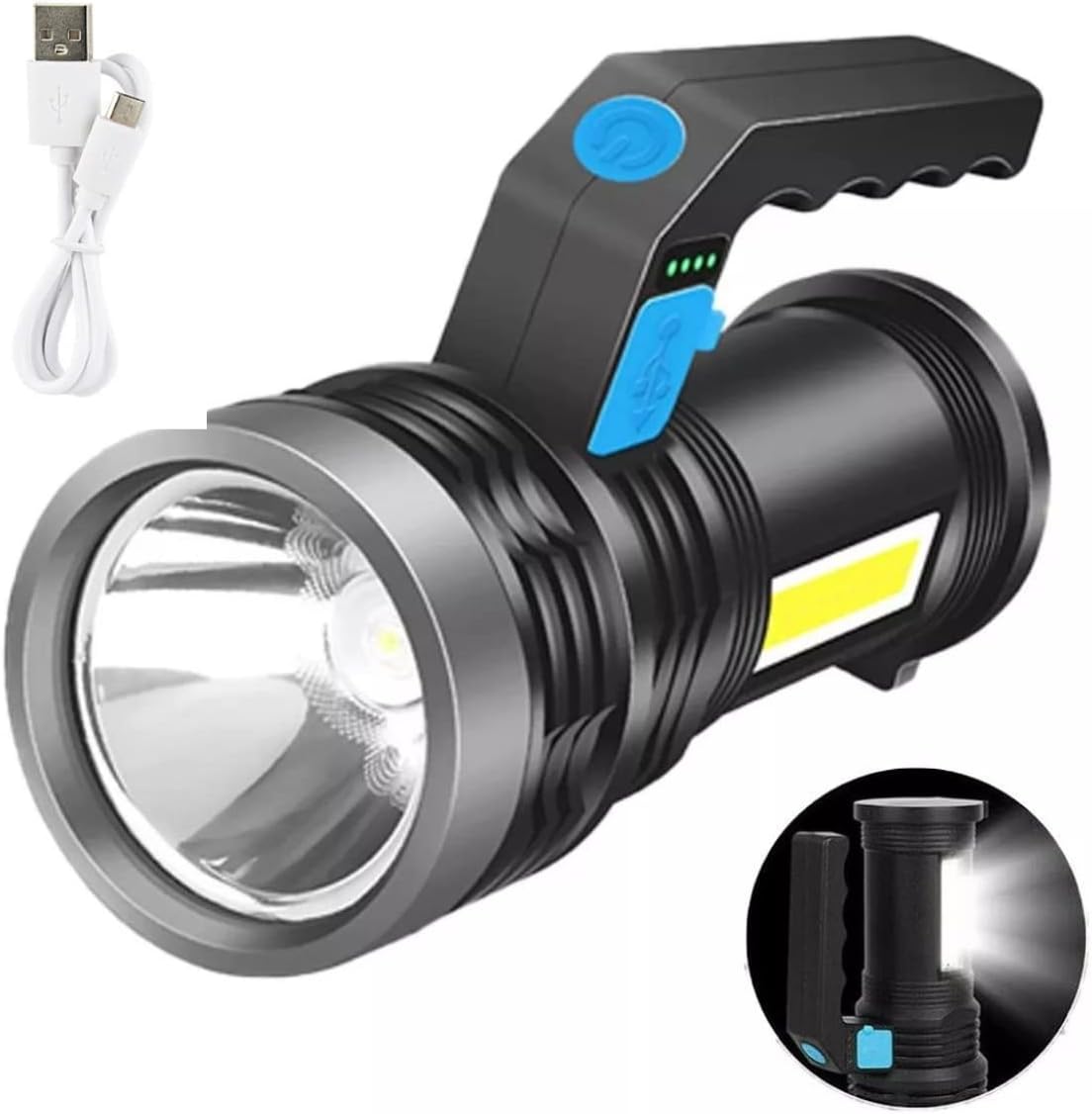 Lanterna LED Holofote Longo Alcance 1