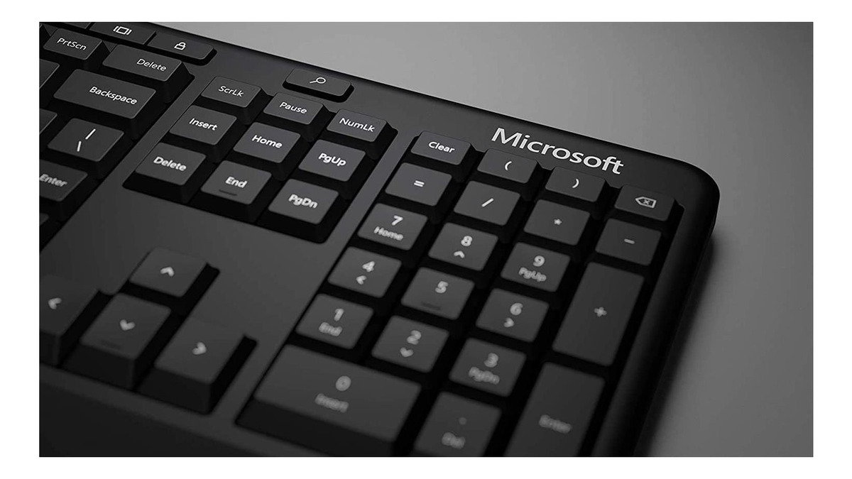 Teclado Ergonômico Microsoft com Fio 4