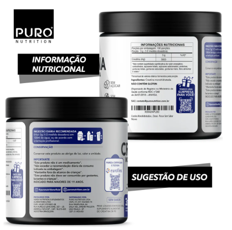 Creatina Monohidratada em Pó 3