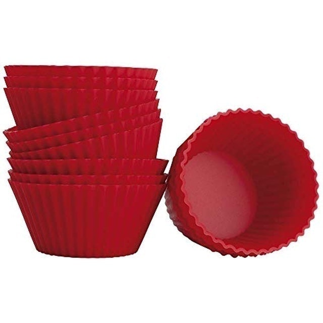 Cupcake e Muffin Formas Avulsas Silicone 12 Unidades 2