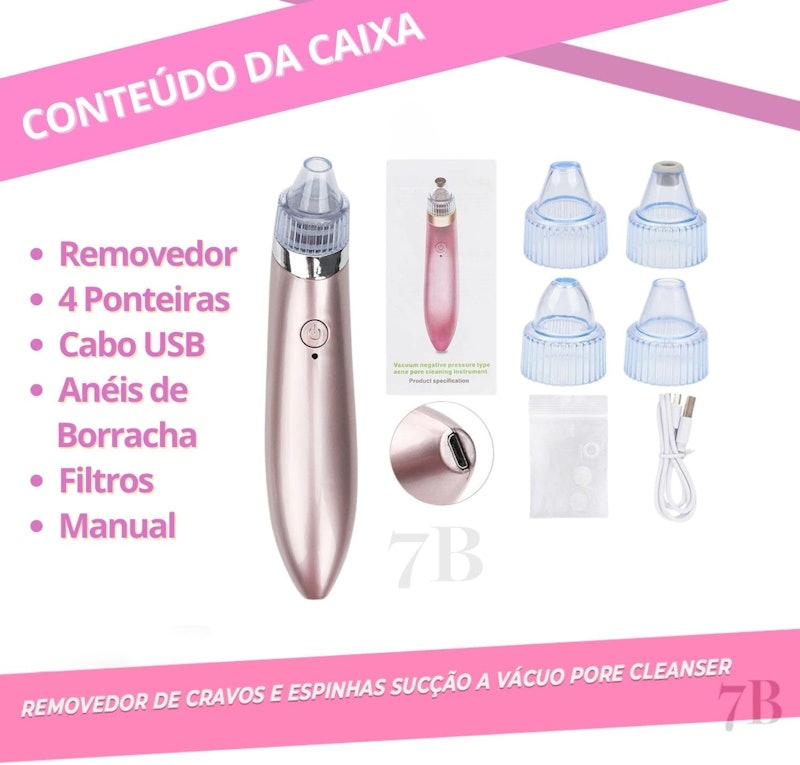 Aparelho Removedor de Cravos DermaSuction 2