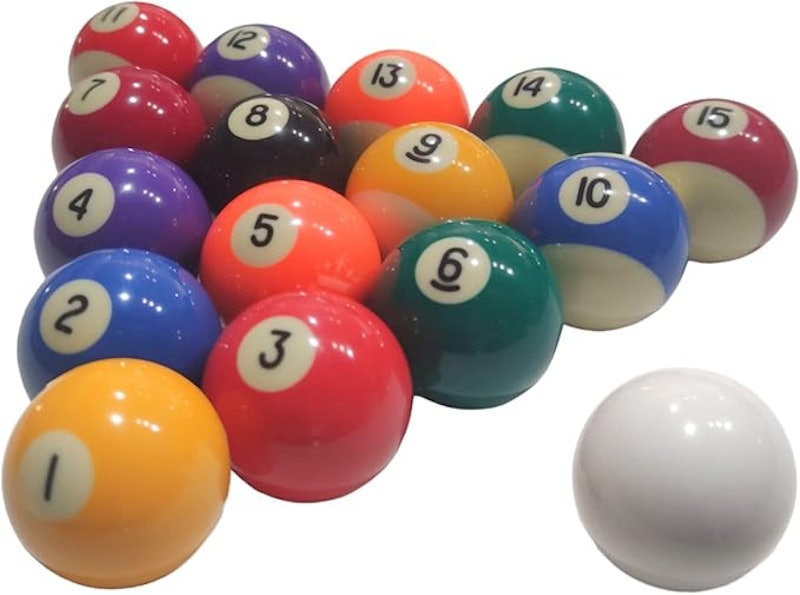 Jogo de Bolas Faixadas para Sinuca / Bilhar 54mm 4