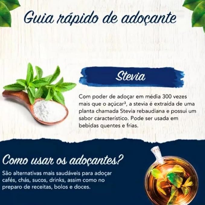 Adoçante Stévia 100% Natural 2