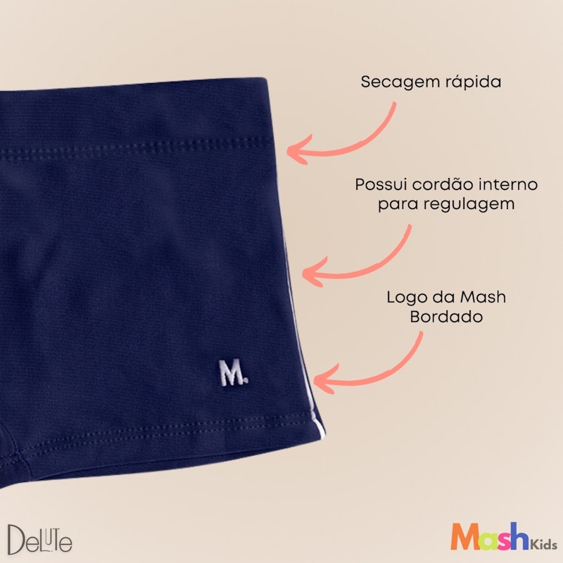 Sunga Boxer Lisa Infantil 3