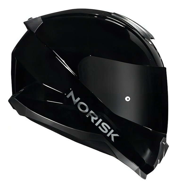 Capacete Norisk Razor Monocolor Fosco Black Edition 1