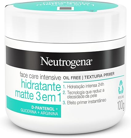 Hidratante Facial Matte 3 em 1 Face Care Intensive 1