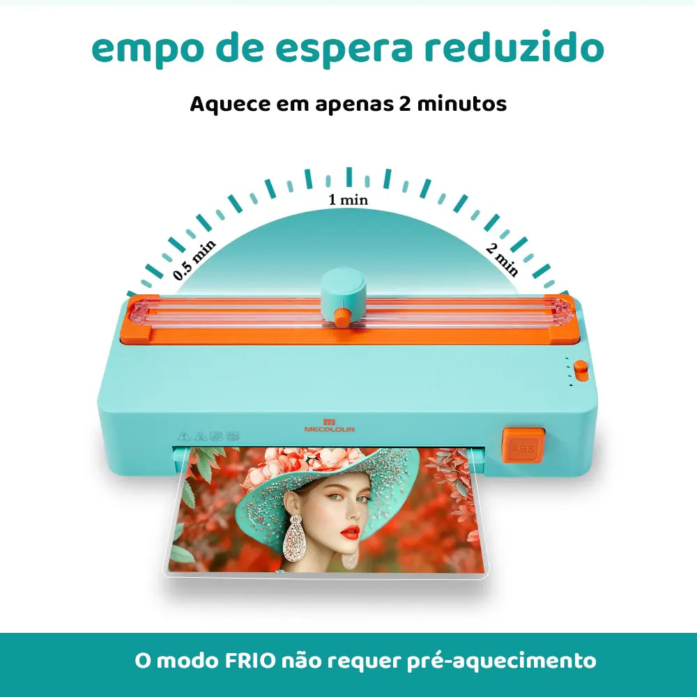 Plastificadora Laminadora Refiladora A4 3 em 1 5