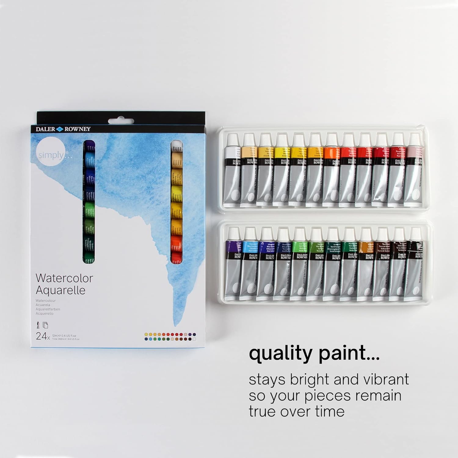 Tinta Aquarela em Bisnaga Simply 4