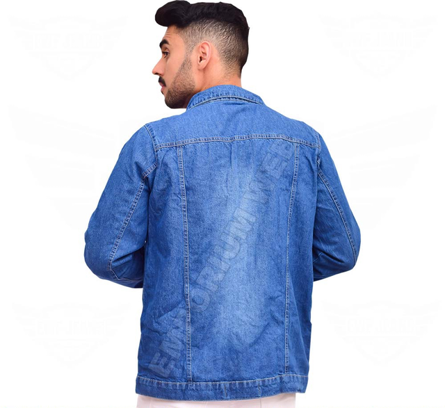 Jaqueta Jeans Masculina Destroyed 2