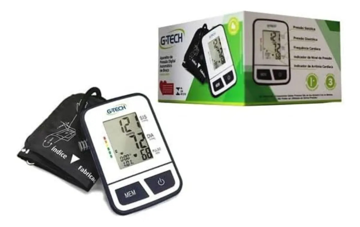 Aparelho de Pressão Digital Automático de Braço G-Tech BSP11 4