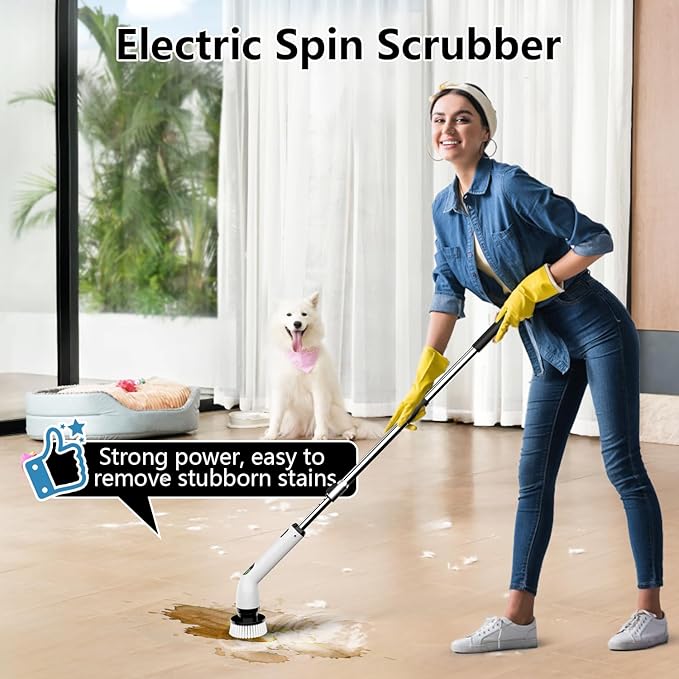Esfregão Giratório Elétrico Tuyu 2