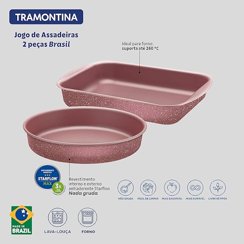 Jogo de Assadeiras Tramontina Brasil em Alumínio 4