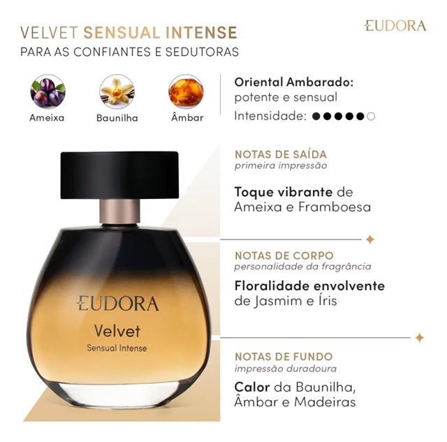Desodorante Colônia Velvet Sensual Intense 2