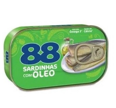 Sardinha 88 em Óleo Comestível 1