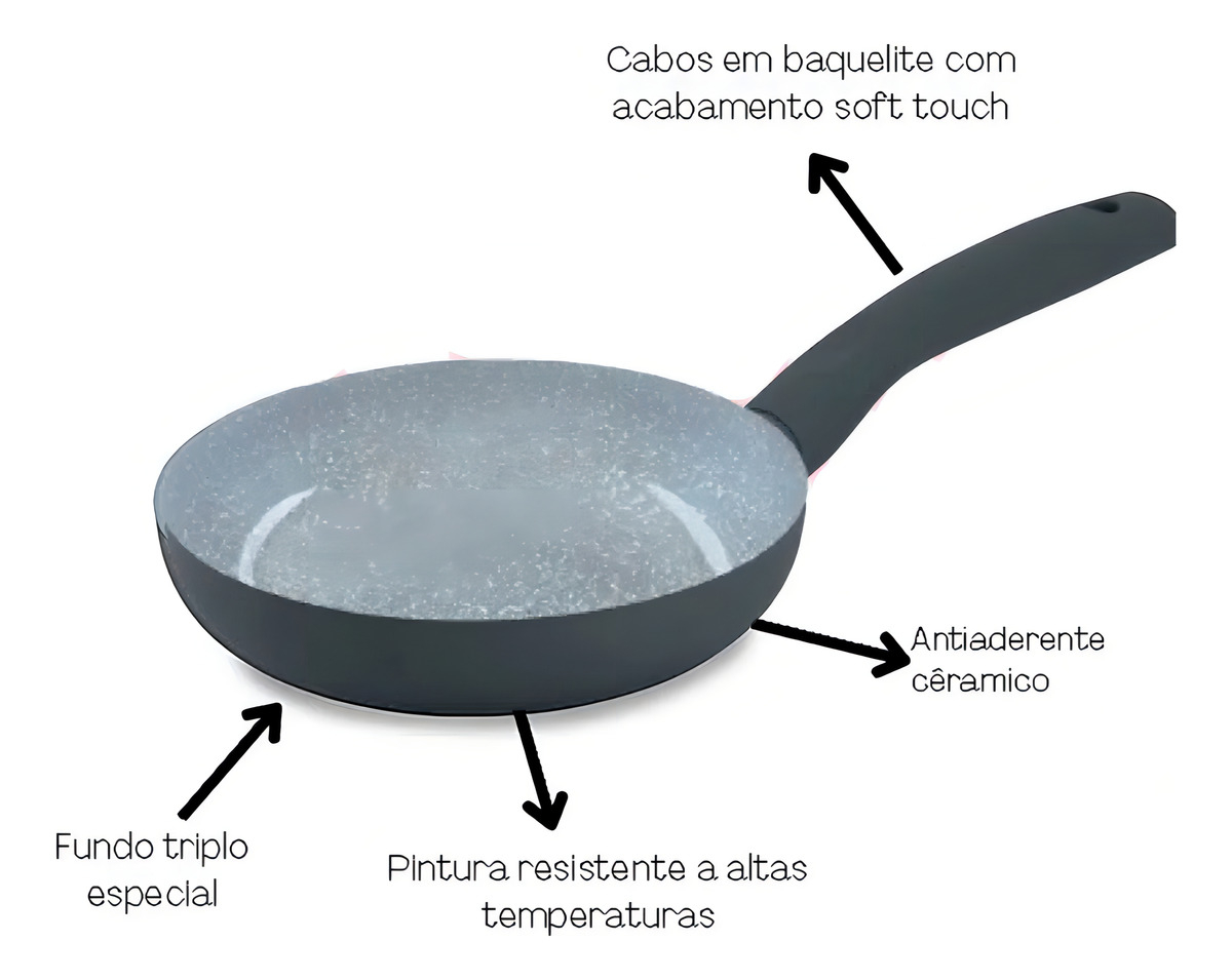 Frigideira Antiaderente Hércules 24 cm 2