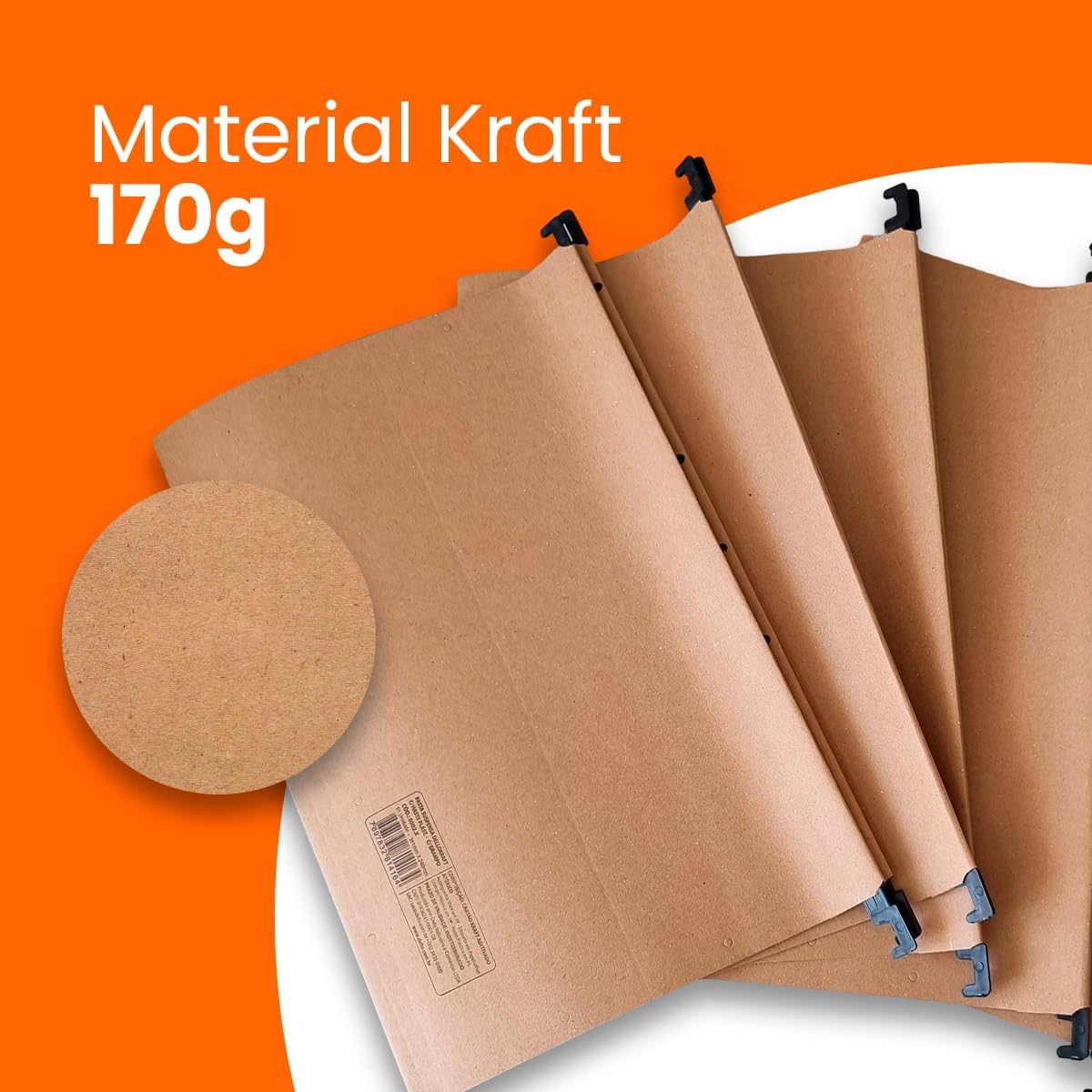 Pasta Suspensa 0002 Kraft com Grampo 3