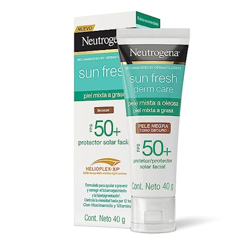 Neutrogena Sun Fresh Protetor Solar Facial Pele Mista a Oleosa Negra 2