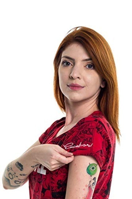 Camiseta Baby Look Marvel Logo 2