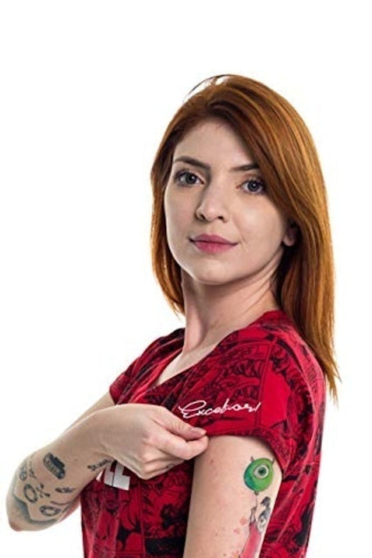 Camiseta Baby Look Marvel Logo 2