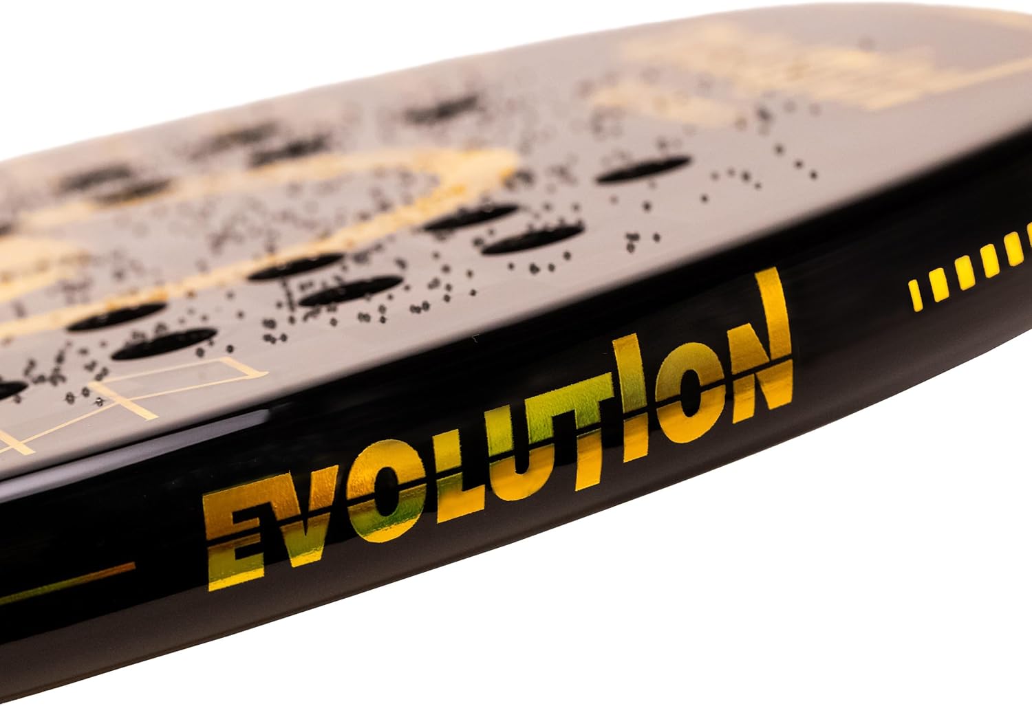 Raquete Beach Tennis Carbono 18k Total Evolution Golden + Capa 3