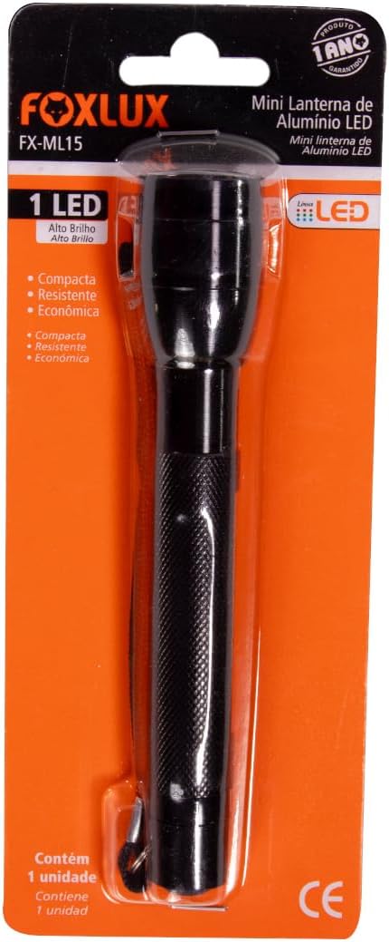 Mini Lanterna de Alumínio LED 4