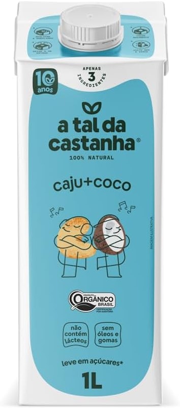 Castanha de Caju + Coco Orgânico 1 L 1