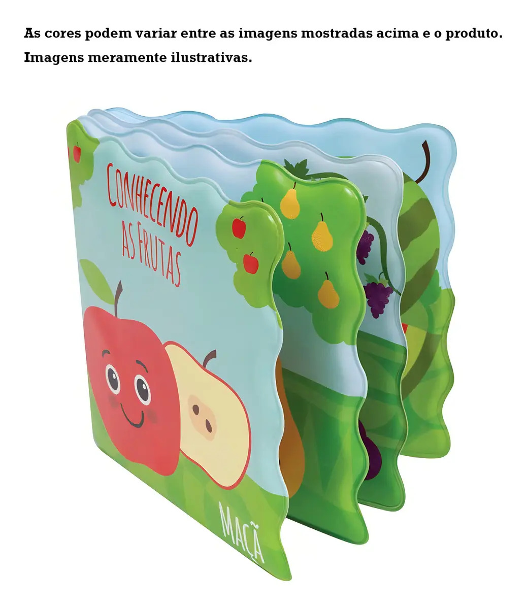 Livrinho de Banho Conhecendo as Frutas Buba 5