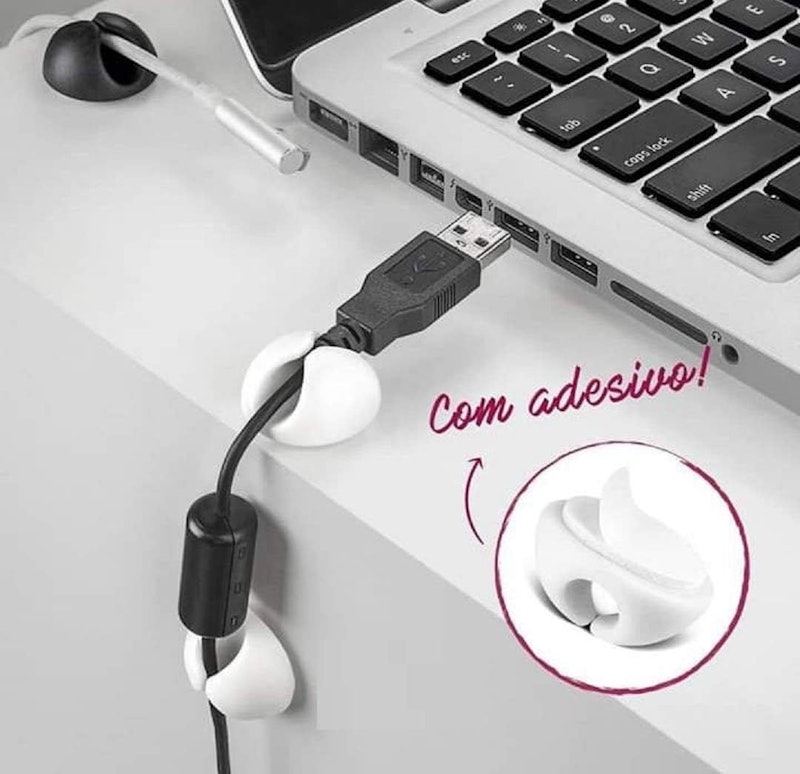 Organizador para Cabos com Adesivo 4