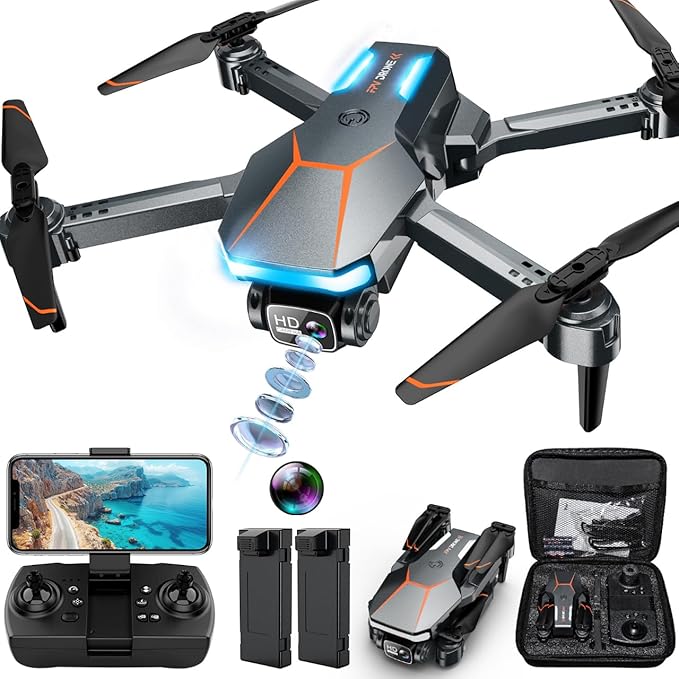 Drone com Câmera Dobrável FPV 1080p Ragpip 1